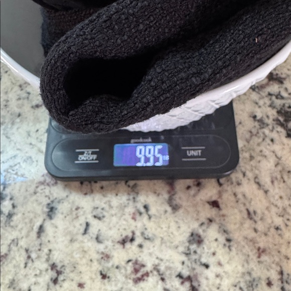 By Anthropologie Women's Black Mixed Media Puff Sleeve Textured Blouse Medium - Picture 10 of 10